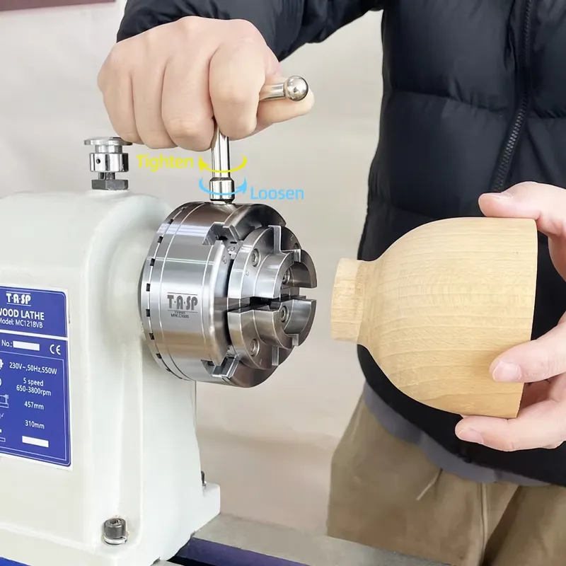 TASP 4インチ木工旋盤用スクロールチャック 100mm  - Woodworking Workshop のレビューと価格