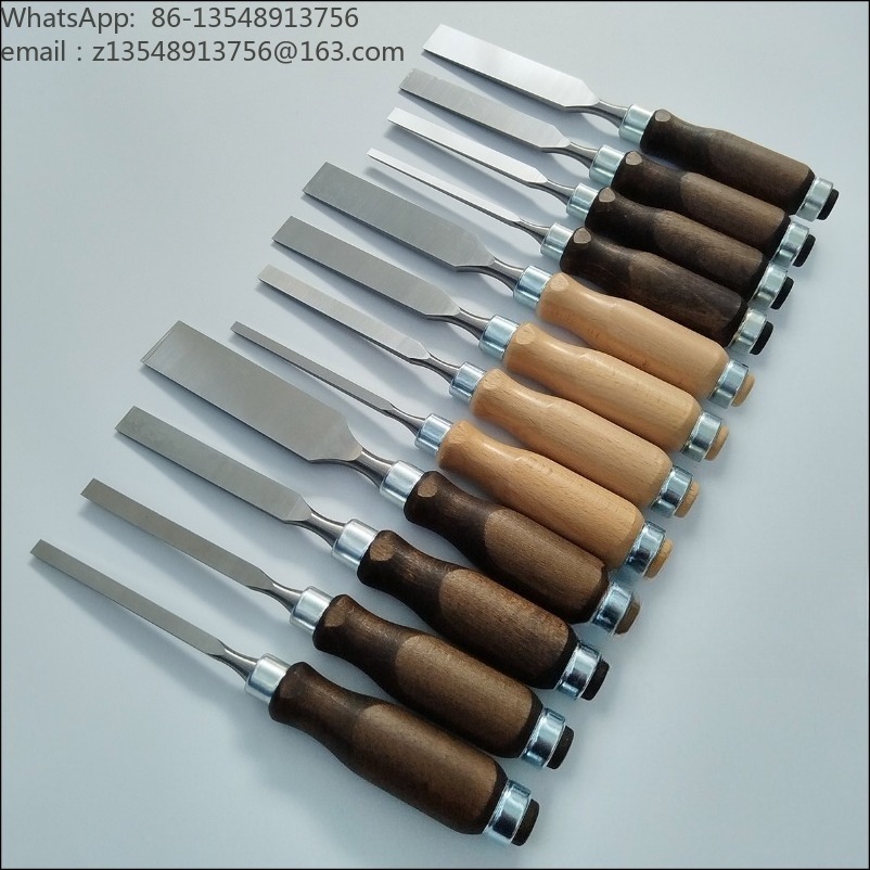 木工用ノミセット。頑丈な構造で、無垢材のほぞ穴や溝の切り出し - Wood Chisel Set のレビューと価格