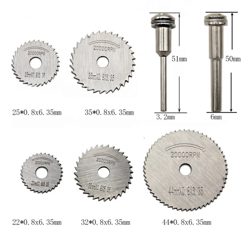 3.2mm/6mmの接続ロッド、手動ドリル、丸鋸刃、小型電動 - Woodworking Workshop のレビューと価格